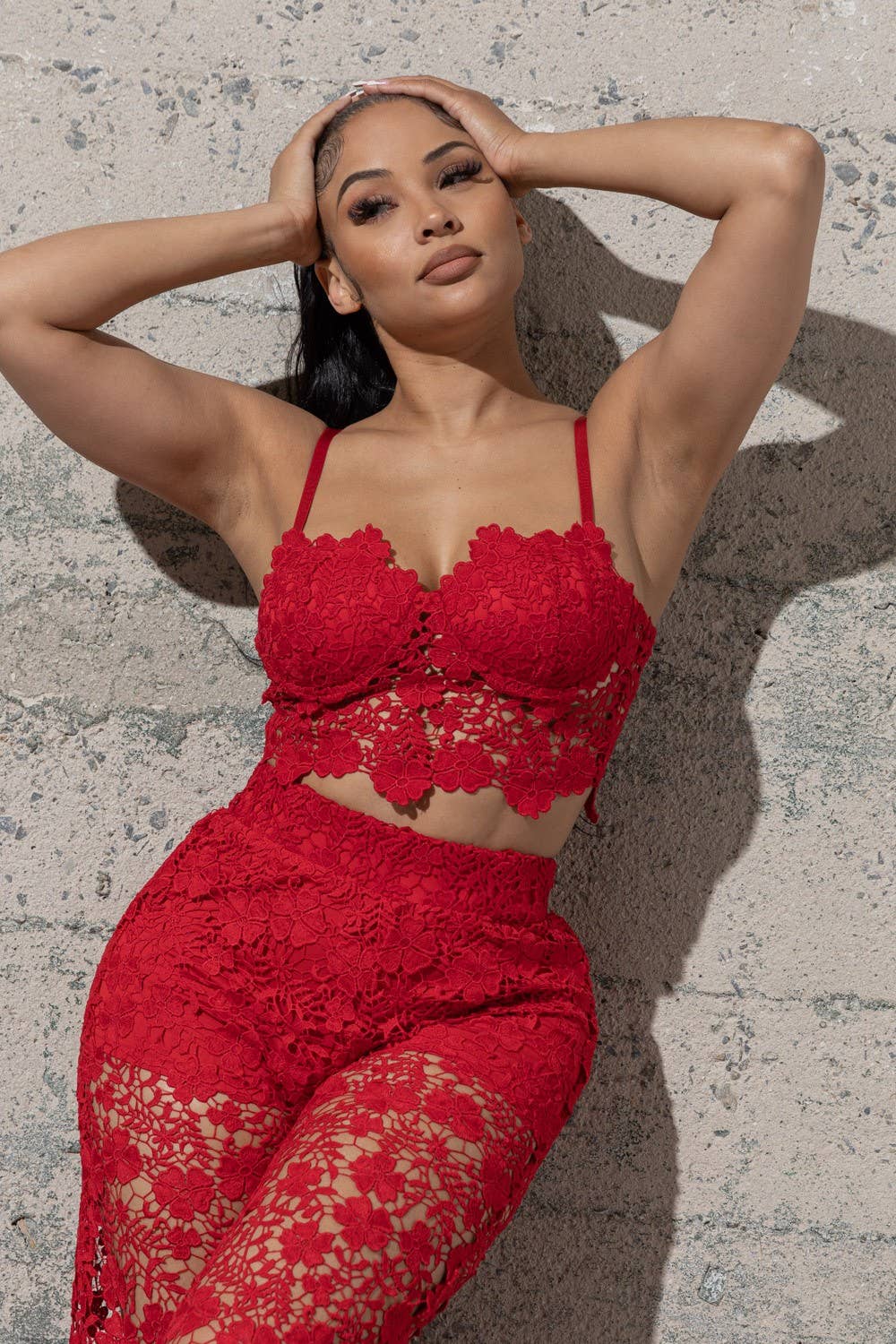 PINKY LACE SET