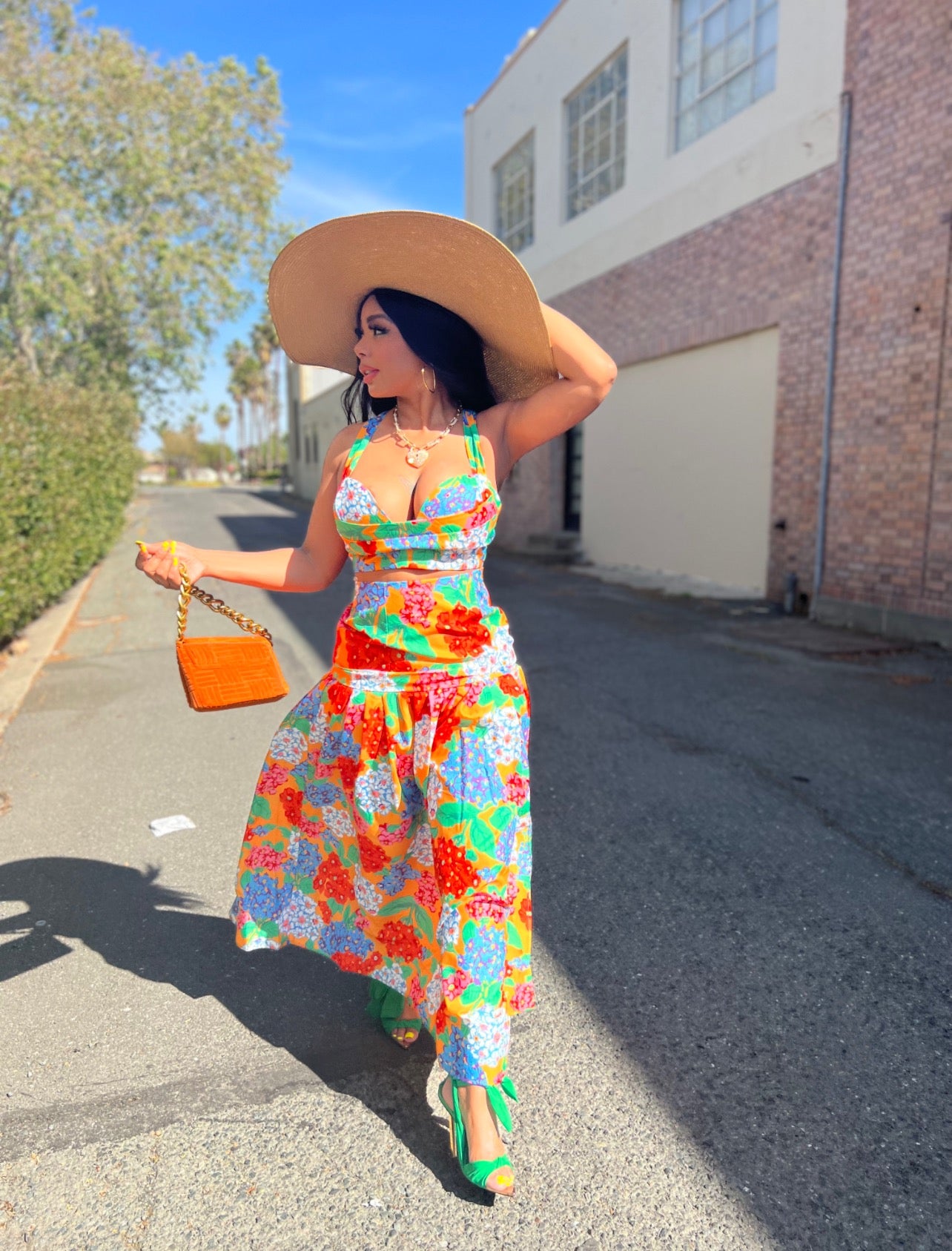Floral Two Piece Set