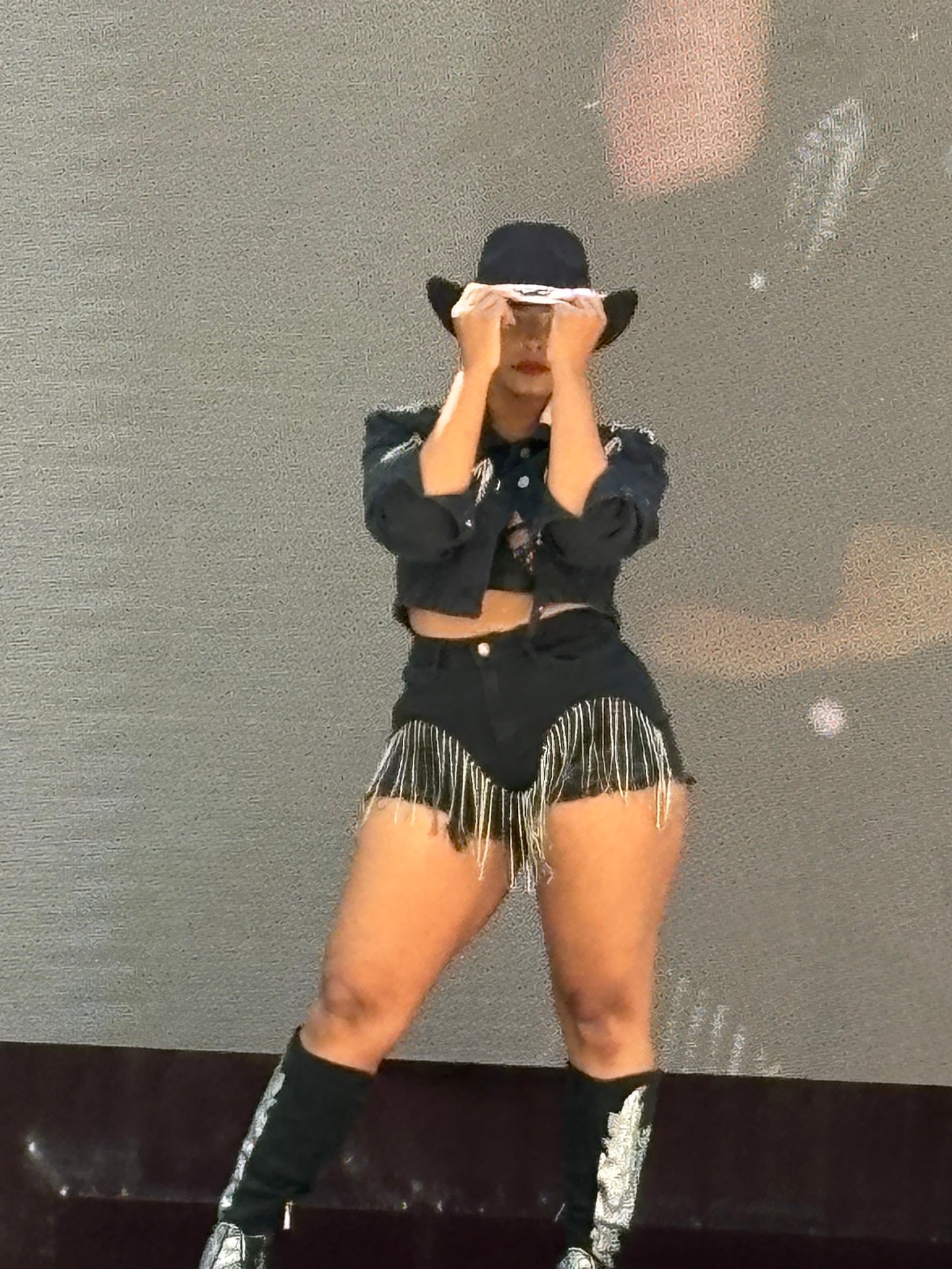 Cowgirl Crop Denim set