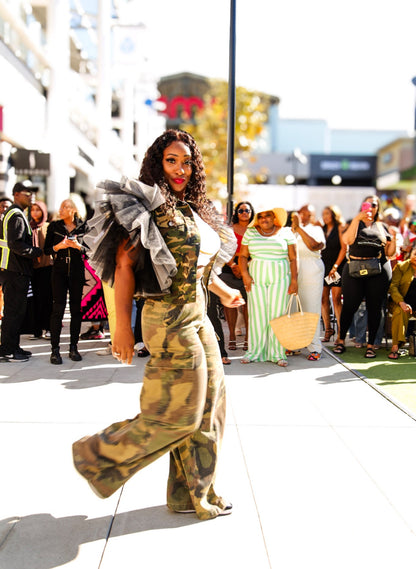 Camo Tulle Vest