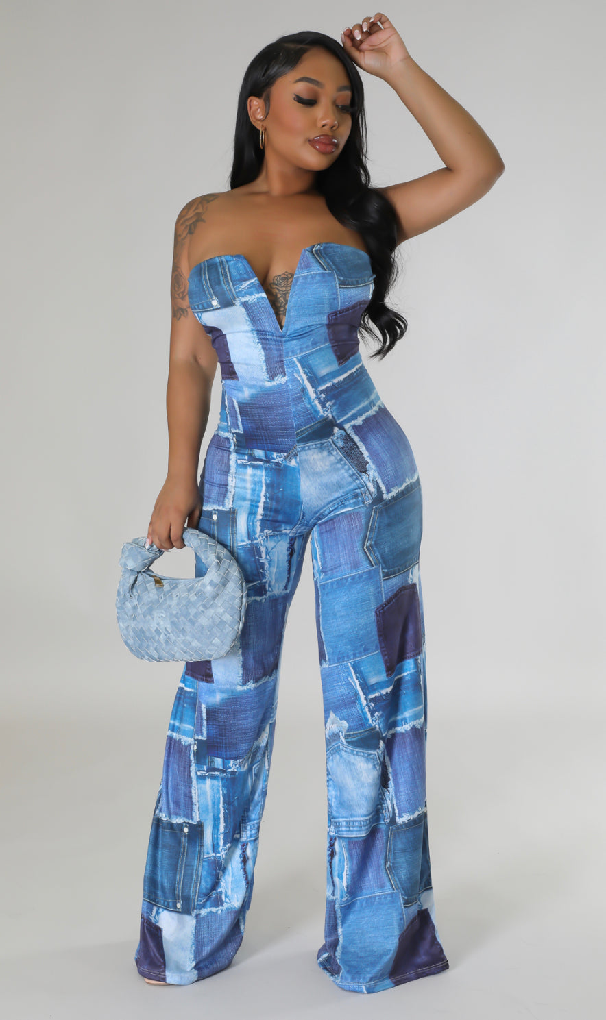 Patchwork Jumpsuit