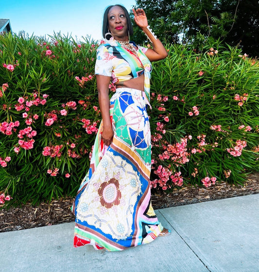 Bianca Two Piece Maxi Set