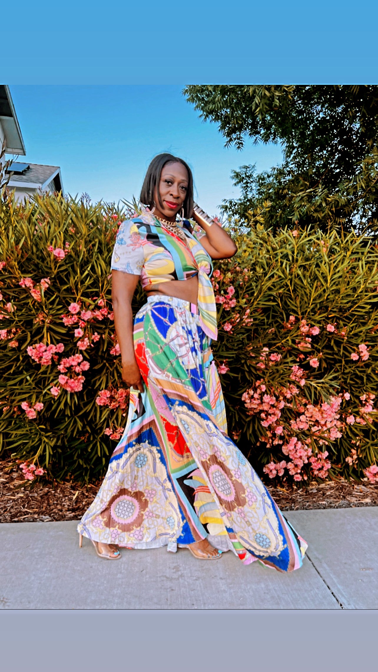 Bianca Two Piece Maxi Set