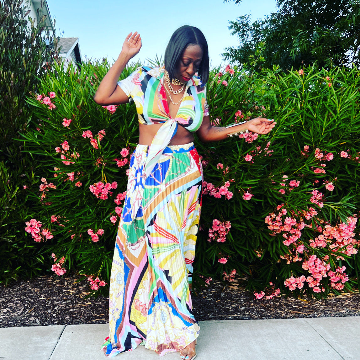 Bianca Two Piece Maxi Set